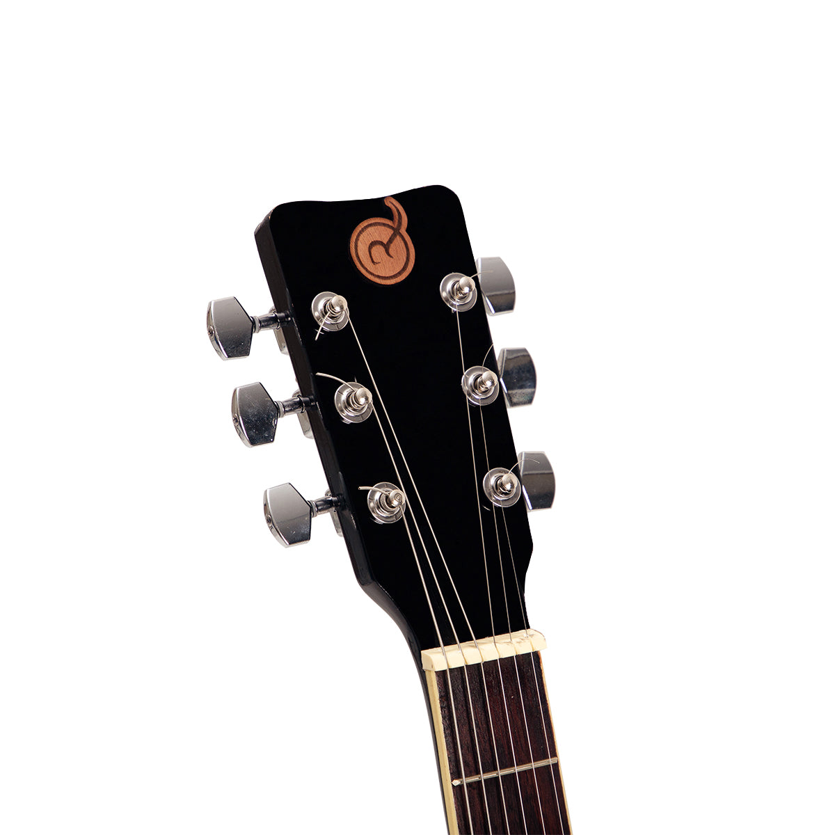 gitar semi akustik black/hitam mandalika jw-01 bk eq7545r
