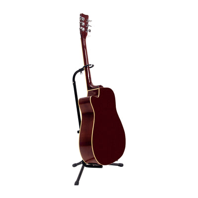 gitar semi akustik dark cokelat mandalika jw-01 nt tuner lc