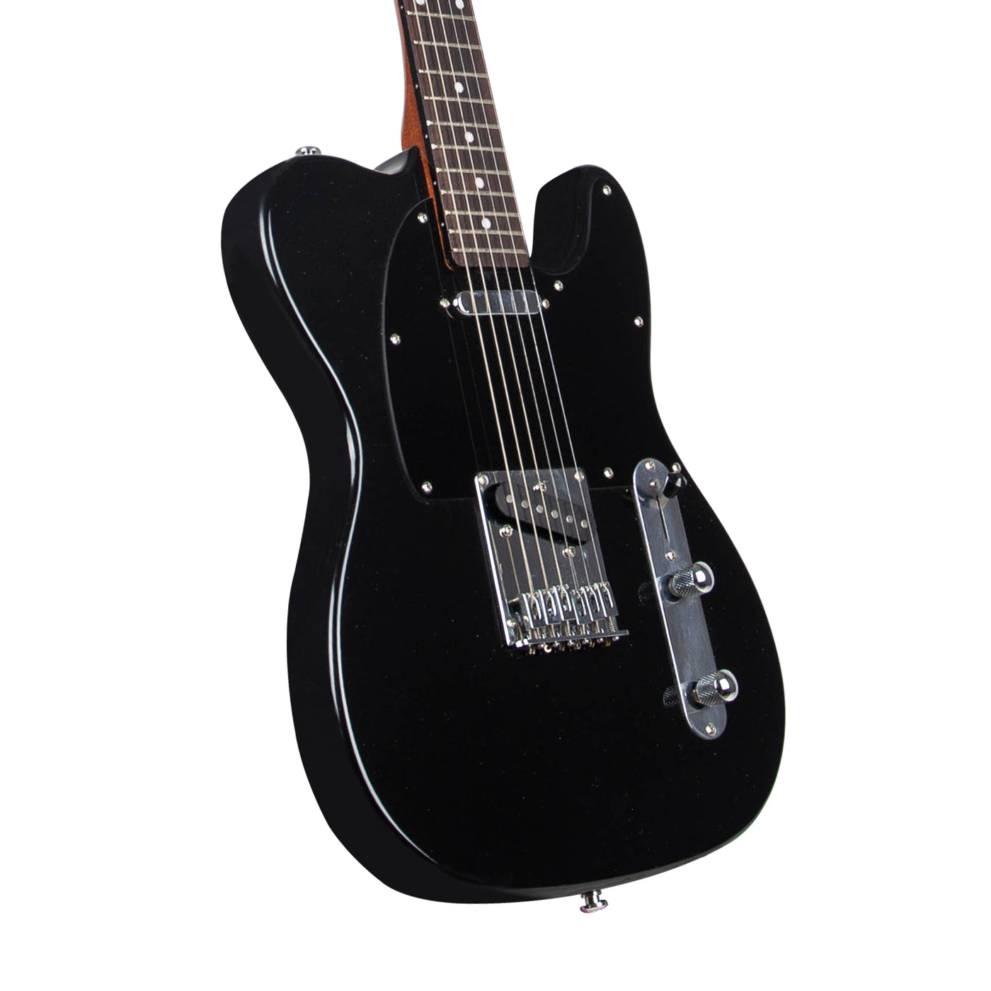 MANDALIKA MTL-120BK BLACK BEAUTY GITAR ELEKTRIK TELECASTER MODEL GLOSSY GLITTER FINISH PREMIUM