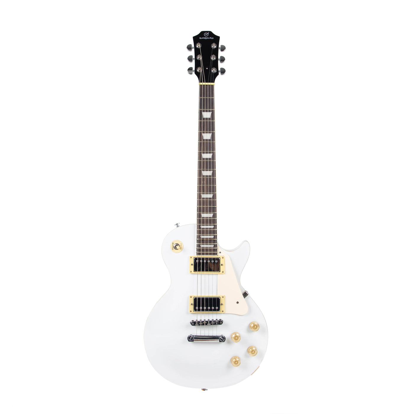 MANDALIKA MLP-120WH WHITE ALPINE GITAR ELEKTRIK MODEL LESPAUL ORIGINAL GLOSS FINISH