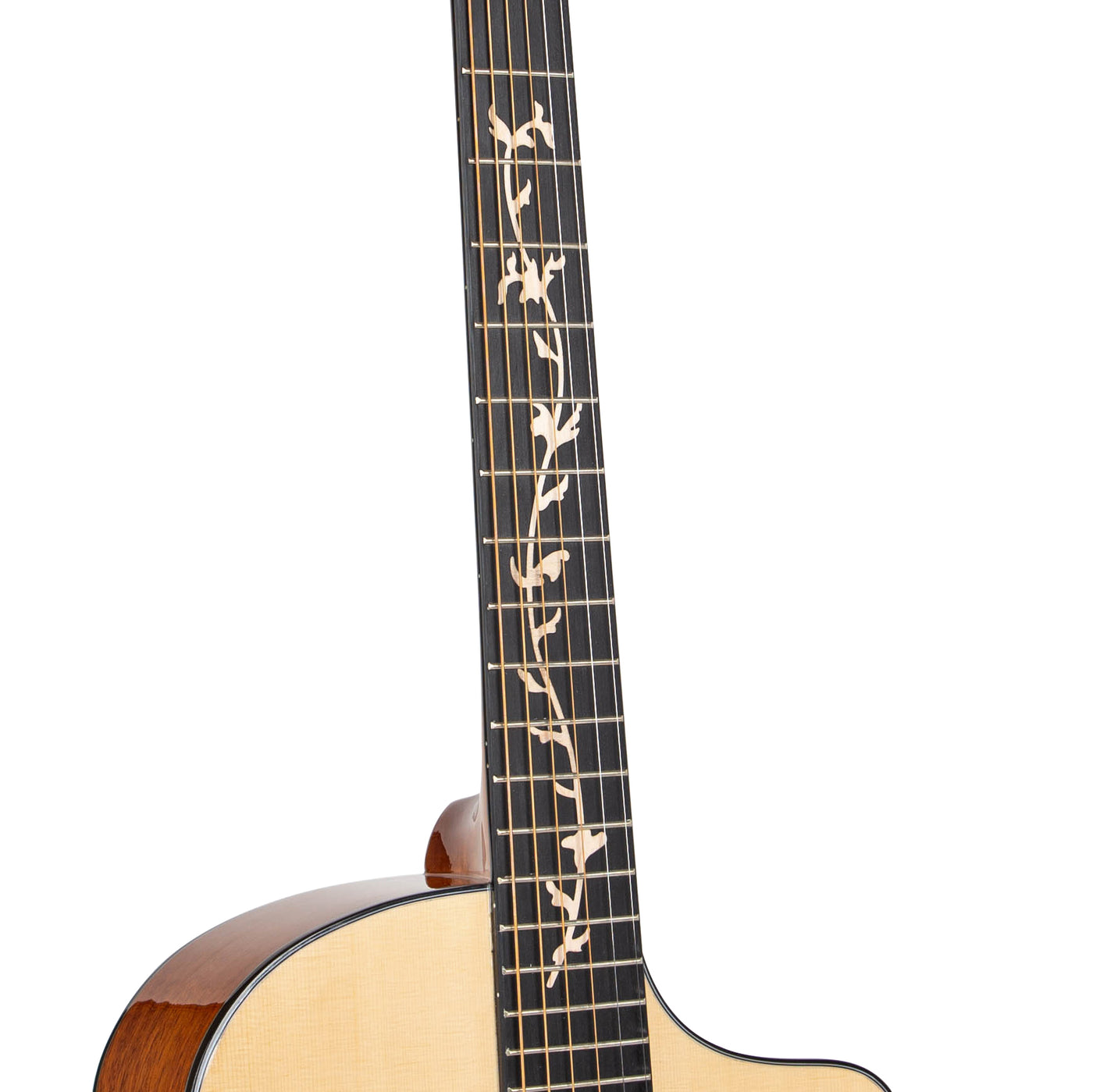 Gitar Akustik Elektrik Mandalika Starlight Premium Series Natural SLP01-NXC-NT Fishman Presys + Tuner Build-in, Free Softcase, Senar Cadangan