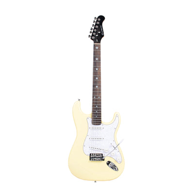 MANDALIKA MST-120IVO IVORY GITAR ELEKTRIK ORIGINAL PICKGUARD PEARLOID GLOSS FINISH