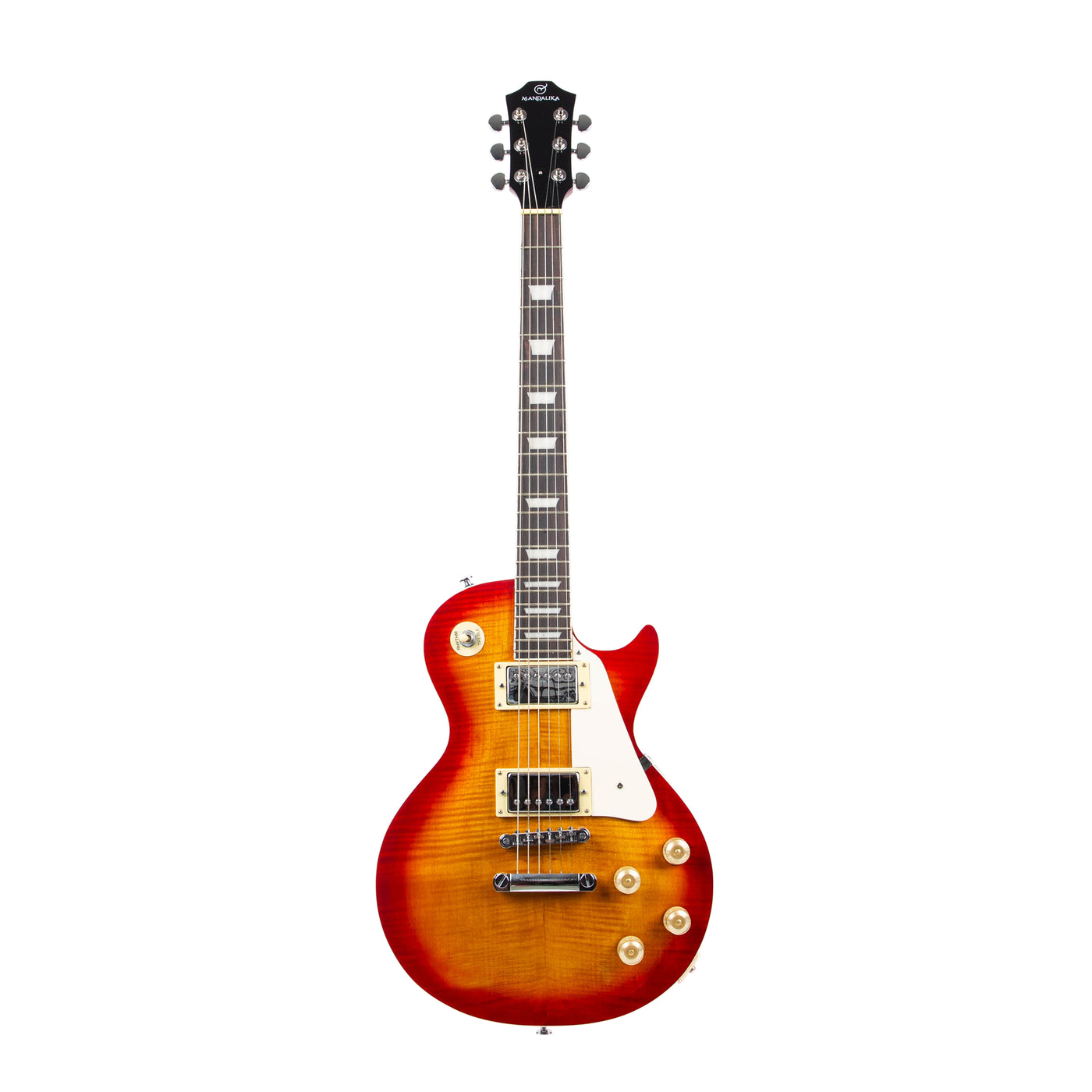 MANDALIKA MLP-120CB CHERRY BURST GITAR ELEKTRIK MODEL LESPAUL ORIGINAL GLOSS FINISH