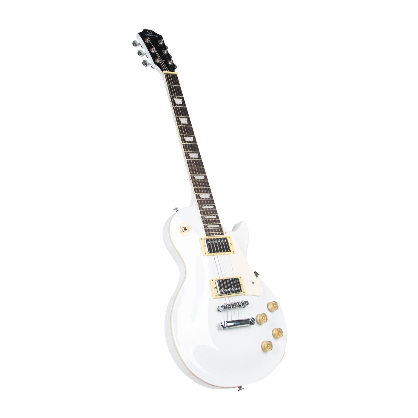 MANDALIKA MLP-120WH WHITE ALPINE GITAR ELEKTRIK MODEL LESPAUL ORIGINAL GLOSS FINISH