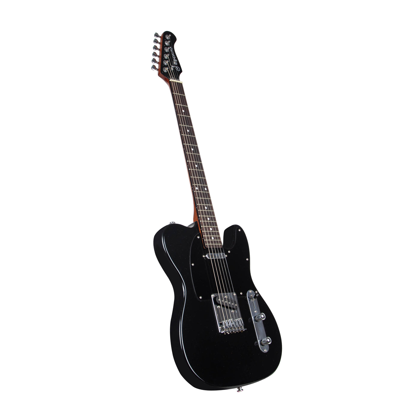 MANDALIKA MTL-120BK BLACK BEAUTY GITAR ELEKTRIK TELECASTER MODEL GLOSSY GLITTER FINISH PREMIUM