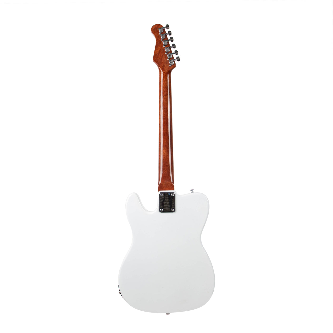 MANDALIKA MTL-120WH WHITE ALPINE GITAR ELEKTRIK TELECASTER MODEL GLOSSY GLITTER FINISH PREMIUM