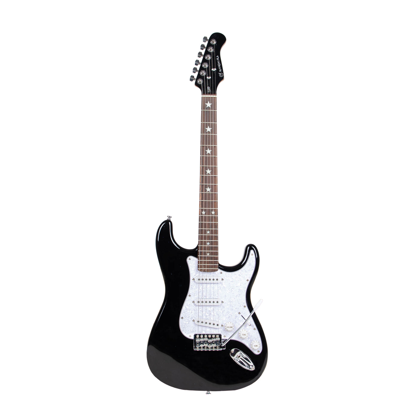 MANDALIKA MST-120BK BLACK BEAUTY GITAR ELEKTRIK ORIGINAL GLOSS FINISH