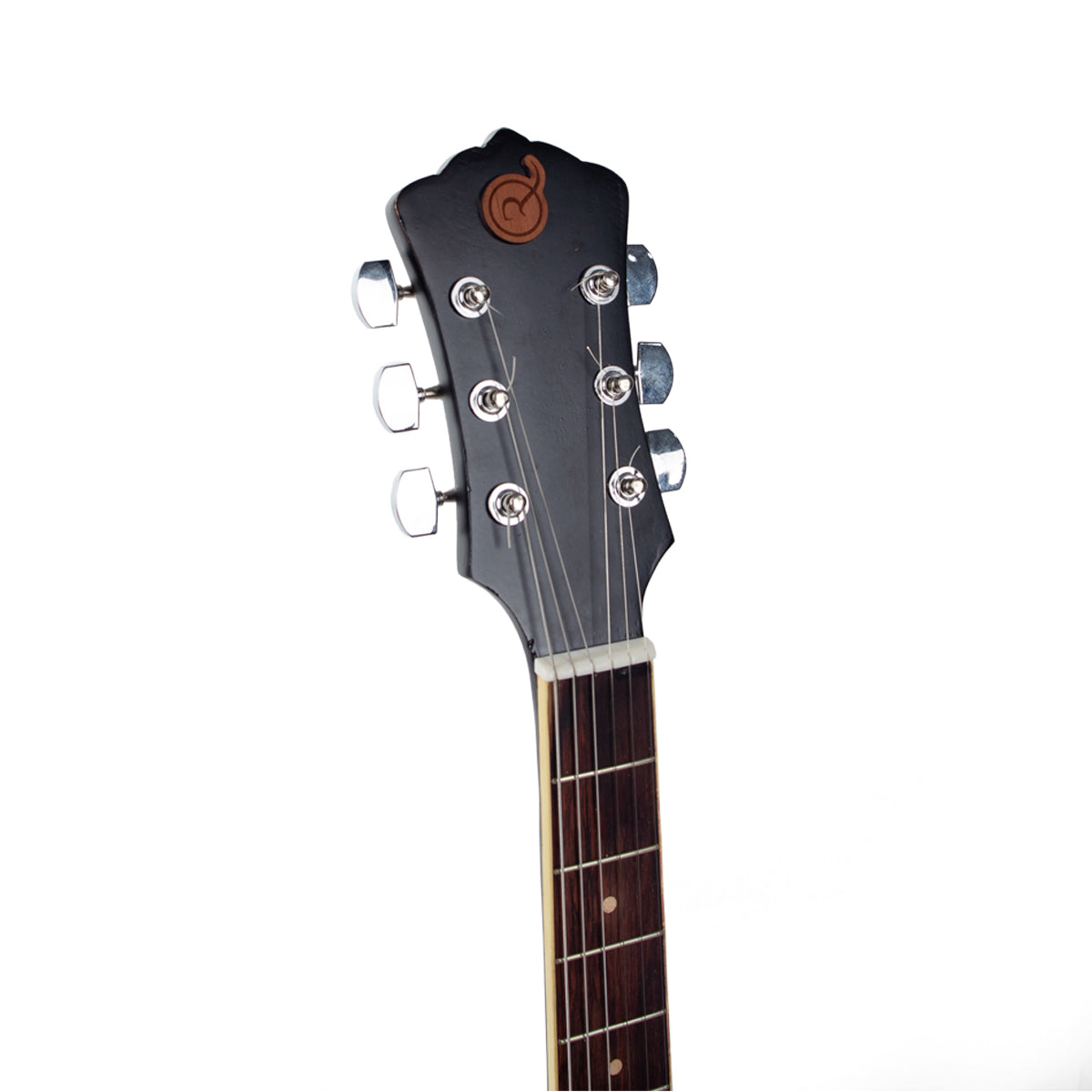 gitar akustik elektrik mandalika de ticco series dts-01ty-bk black hitam