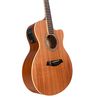 Gitar Akustik Elektrik Academy Premium Series 02 Mandalika (APS02-NXC-NS) EQ LC 4 Fullset Bonus Softcase Gitar, Senar Cadangan, Pick, Sertifikat Original Produk