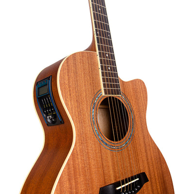 Gitar Akustik Elektrik Academy Premium Series 02 Mandalika (APS02-NXC-NS) EQ LC 4 Fullset Bonus Softcase Gitar, Senar Cadangan, Pick, Sertifikat Original Produk