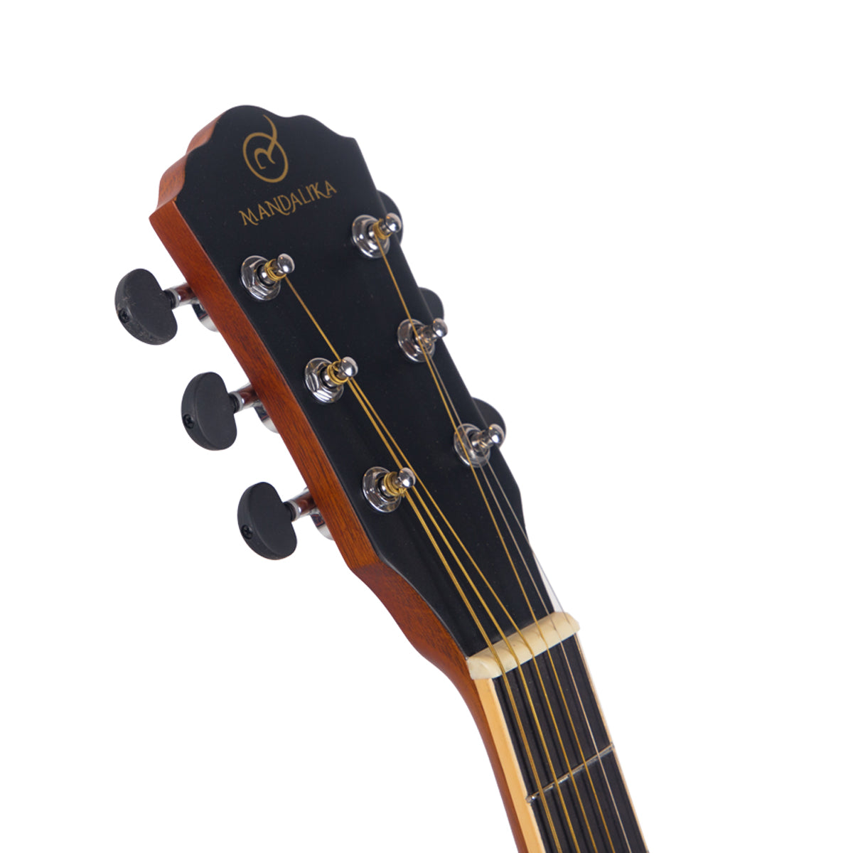 gitar akustik elektrik mandalika revamped re-100 brown