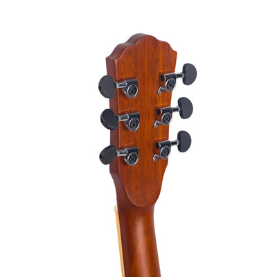 gitar akustik elektrik mandalika revamped re-100 brown