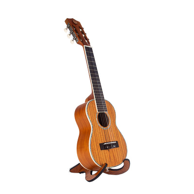 gitarlele/gitar travel 6s mandalika premium brown cokelat gl-01ns
