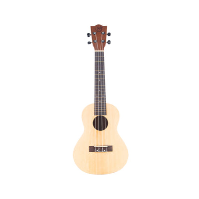 ukulele concerto premium mandalika natural uk-23 nt